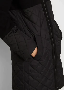 Damen bonprix Bekleidung·Hosen|Jacken & Mäntel|Mantel in Materialmix