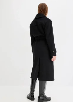 Outlet Mantel in Wolloptik Damen Jacken & Mäntel|Bekleidung·Hosen
