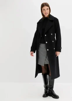 Outlet Mantel in Wolloptik Damen Jacken & Mäntel|Bekleidung·Hosen