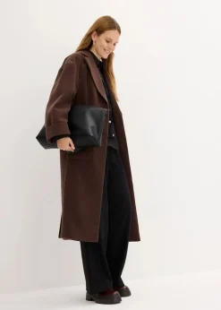 Damen bonprix Bekleidung·Hosen|Jacken & Mäntel|Mantel in Wolloptik