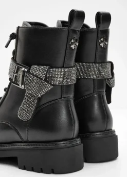 Discount by Guido Maria Kretschmer Schnürboots Damen High Heels|Gefütterte Winterschuhe