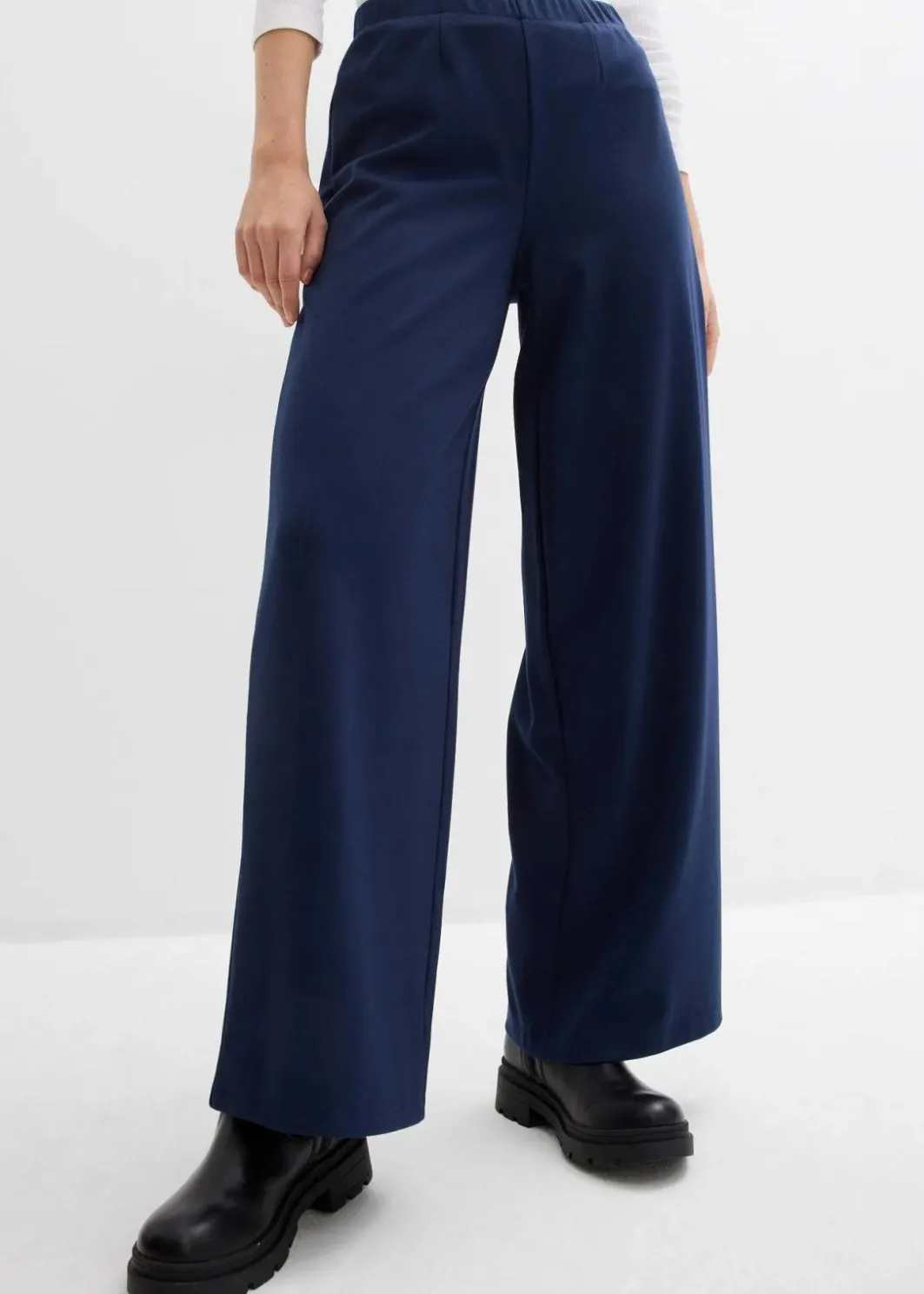 Hot Marlenehose aus bequemen Punto di Roma Damen Hosen|Bekleidung·Kleider