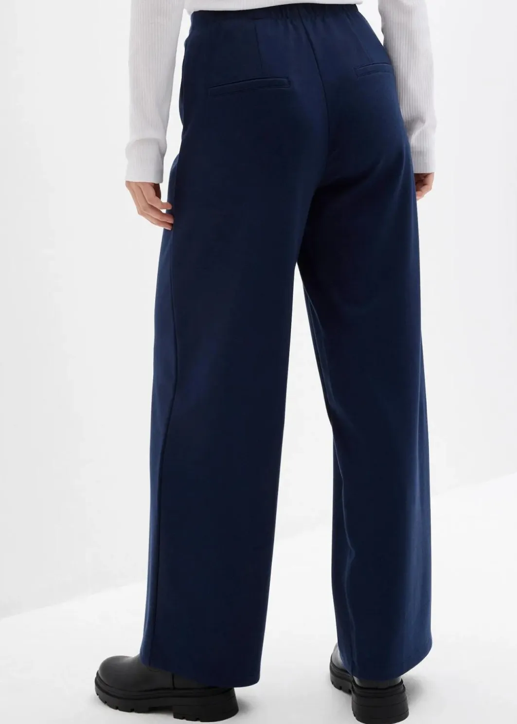 Hot Marlenehose aus bequemen Punto di Roma Damen Hosen|Bekleidung·Kleider