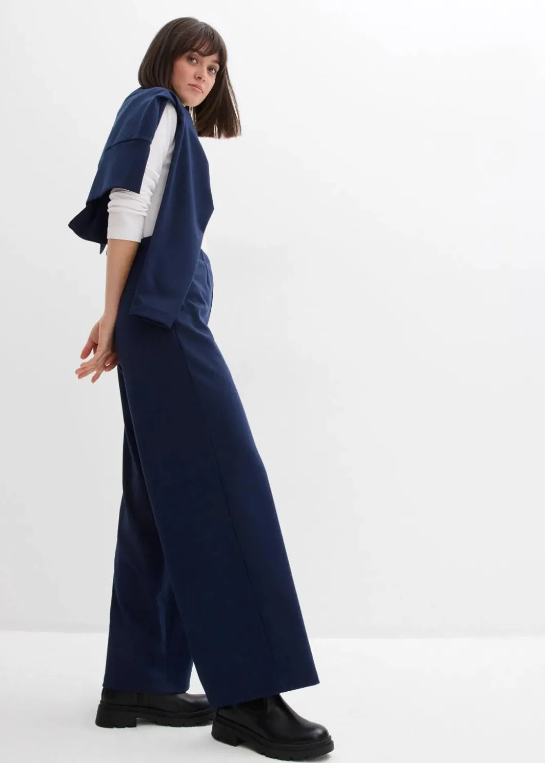 Hot Marlenehose aus bequemen Punto di Roma Damen Hosen|Bekleidung·Kleider