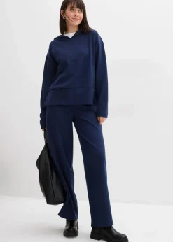 Hot Marlenehose aus bequemen Punto di Roma Damen Hosen|Bekleidung·Kleider