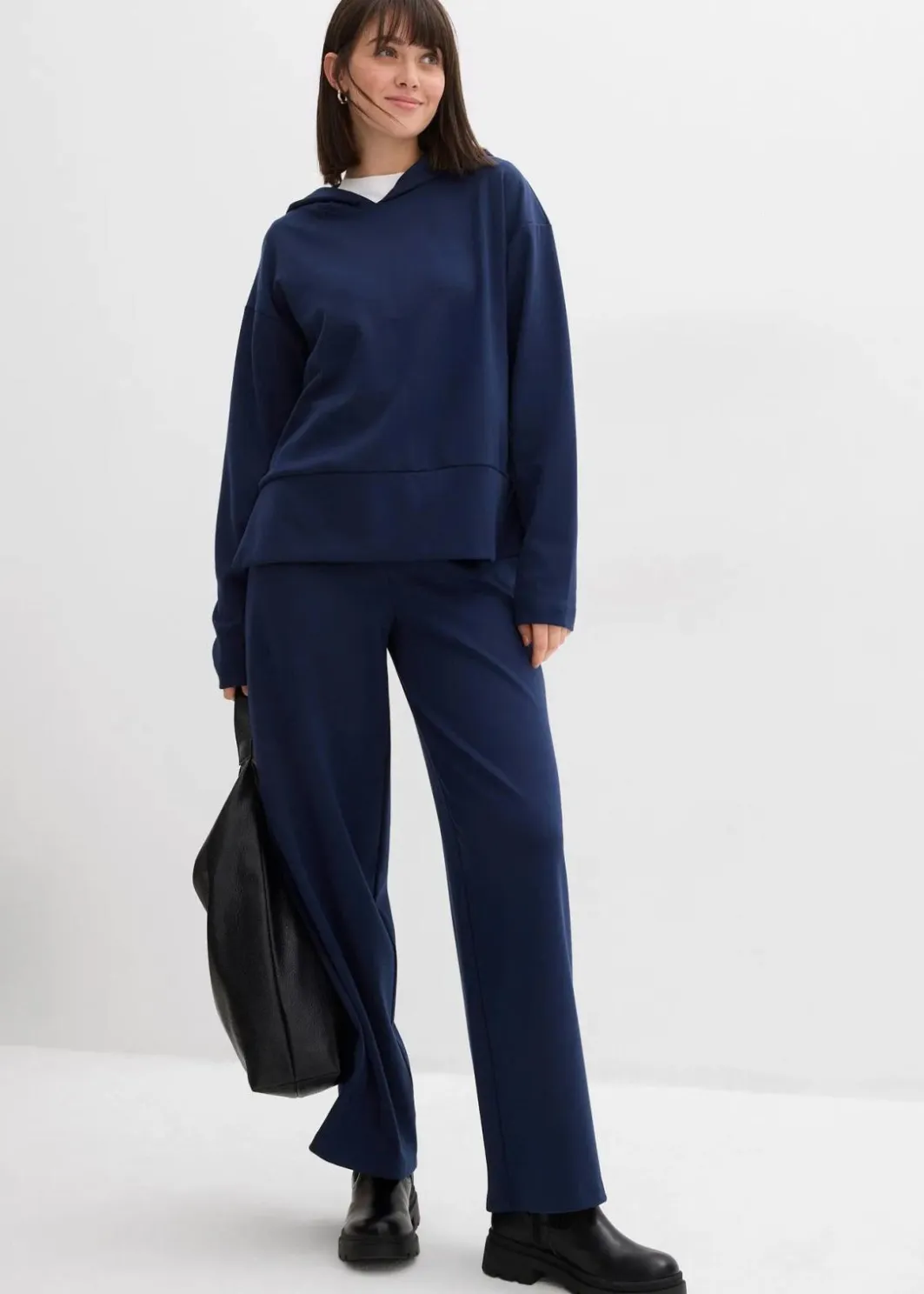 Hot Marlenehose aus bequemen Punto di Roma Damen Hosen|Bekleidung·Kleider