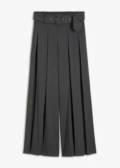 Hot Marlenehose aus fließendem Viskose-Mix Damen Hosen|Kurzgrößen