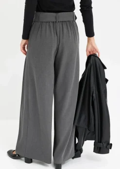 Hot Marlenehose aus fließendem Viskose-Mix Damen Hosen|Kurzgrößen