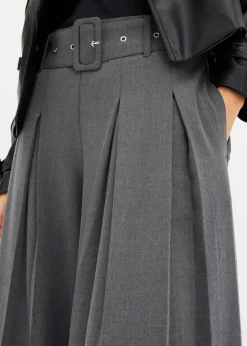Hot Marlenehose aus fließendem Viskose-Mix Damen Hosen|Kurzgrößen