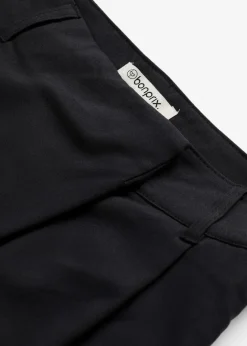 Damen bonprix Bekleidung·Kleider|Hosen|Marlenehose aus fließendem Viskose-Mix