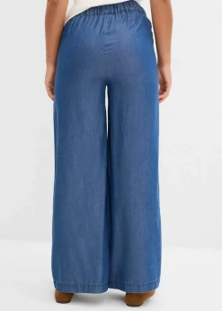 Damen bonprix Hosen|Bekleidung·Kleider|Marlenehose aus fließendem Lyocell