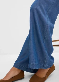 Damen bonprix Hosen|Bekleidung·Kleider|Marlenehose aus fließendem Lyocell