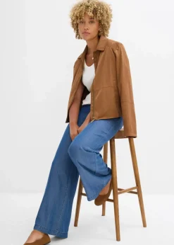 Damen bonprix Hosen|Bekleidung·Kleider|Marlenehose aus fließendem Lyocell