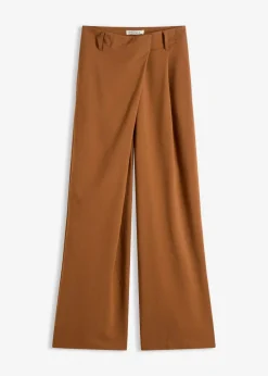 Damen bonprix Hosen|Bekleidung·Kleider|Marlenehose aus fließendem Viskose-Mix