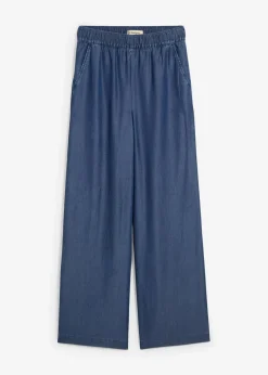 Clearance Marlenehose aus fließendem Lyocell Damen Bekleidung·Kleider|Hosen