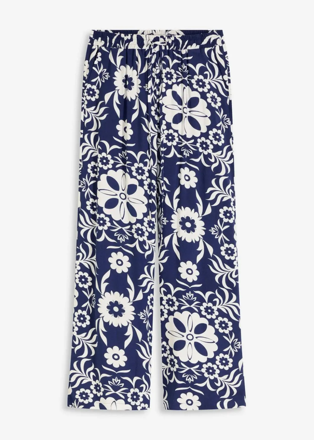 Damen bonprix Nachhaltigere Materialien|Hosen|Marlenehose aus fließender Viskose