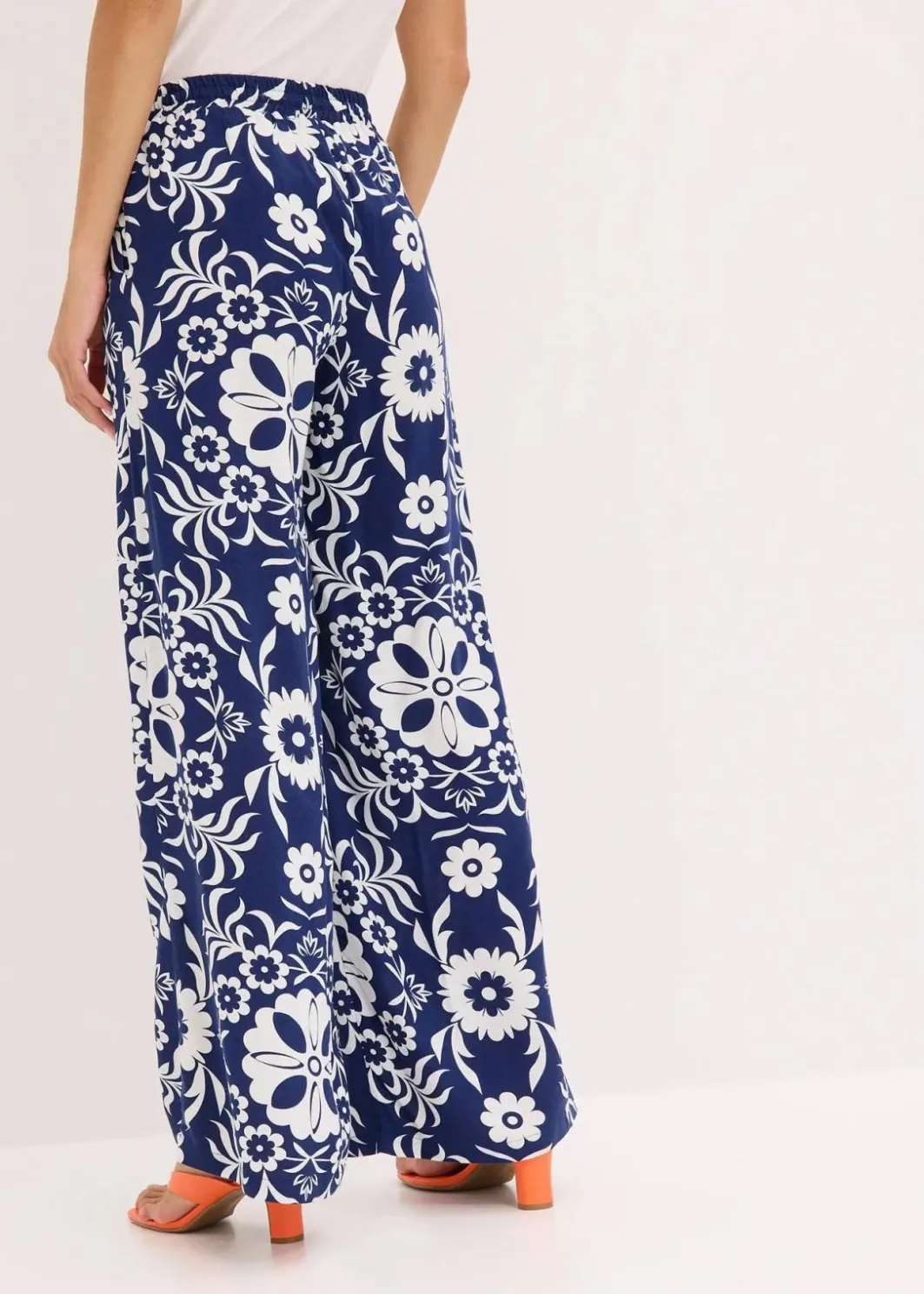 Damen bonprix Nachhaltigere Materialien|Hosen|Marlenehose aus fließender Viskose