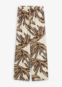Damen bonprix Bekleidung·Kleider|Hosen|Marlenehose aus fließender Viskose