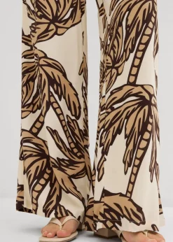 Damen bonprix Bekleidung·Kleider|Hosen|Marlenehose aus fließender Viskose