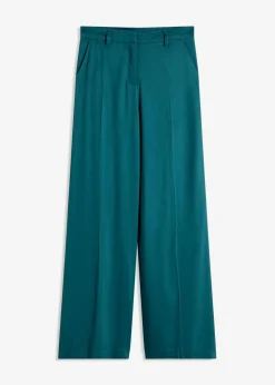 Hot Marlenehose aus fließender Viskose Damen Hosen|Bekleidung·Kleider