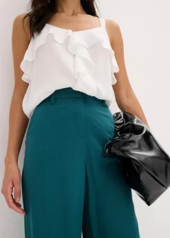 Hot Marlenehose aus fließender Viskose Damen Hosen|Bekleidung·Kleider