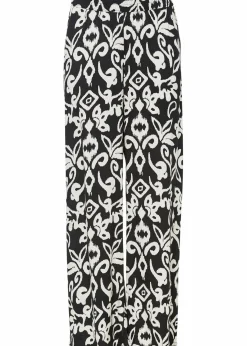 Damen bonprix Hosen|Kurzgrößen|Marlenehose aus fließender Viskose