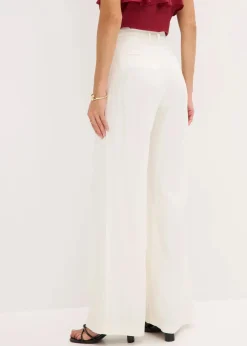Hot Marlenehose aus fließender Viskose Damen Bekleidung·Kleider|Hosen