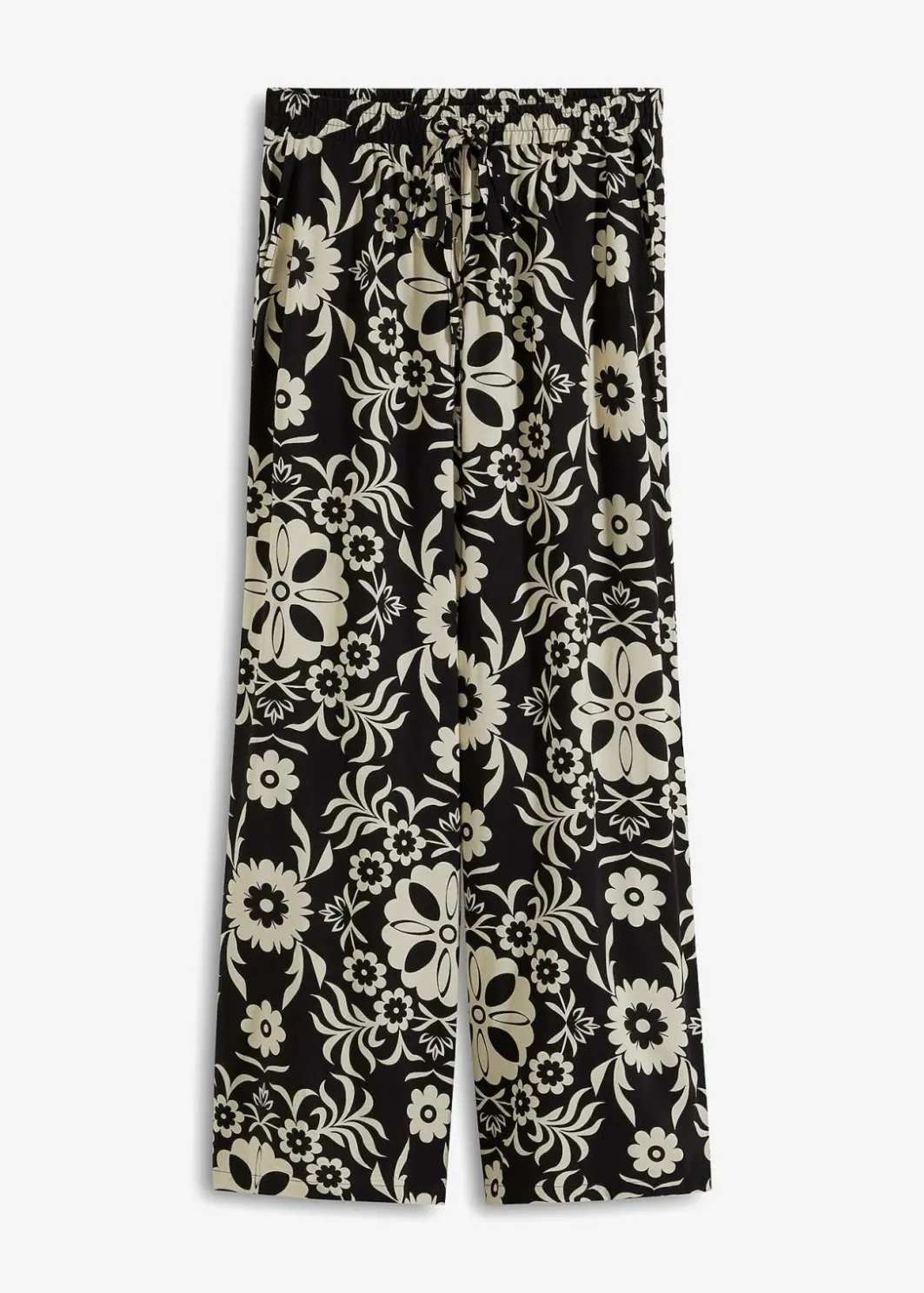 Hot Marlenehose aus fließender Viskose Damen Bekleidung·Kleider|Hosen