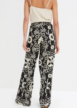 Hot Marlenehose aus fließender Viskose Damen Bekleidung·Kleider|Hosen