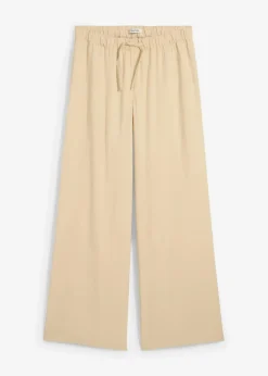 Damen bonprix Hosen|Bekleidung·Kleider|Marlenehose aus fließender Viskose