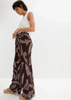Online Marlenehose aus fließender Viskose Damen Nachhaltigere Materialien|Hosen