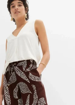 Online Marlenehose aus fließender Viskose Damen Nachhaltigere Materialien|Hosen