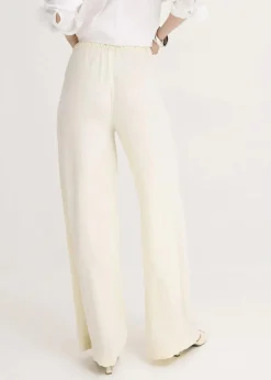 Damen bonprix Bekleidung·Kleider|Hosen|Marlenehose aus leichtem Crêpe
