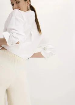 Damen bonprix Bekleidung·Kleider|Hosen|Marlenehose aus leichtem Crêpe