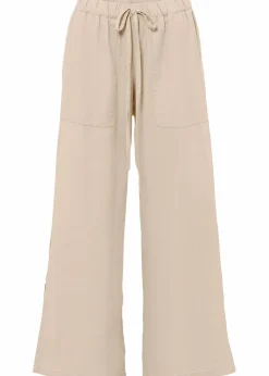 Damen bonprix Hosen|Bekleidung·Kleider|Marlenehose aus Leinen