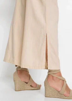 Damen bonprix Hosen|Bekleidung·Kleider|Marlenehose aus Leinen