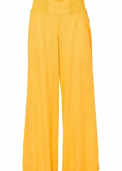 Damen bonprix Bekleidung·Kleider|Hosen|Marlenehose aus luftigem Leinen-Mix