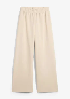 Sale Marlenehose aus Piqué Damen Hosen|Zweiteiler & Sets