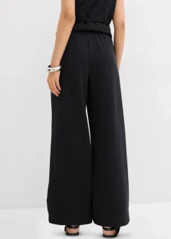 Damen bonprix Bekleidung·Kleider|Zweiteiler & Sets|Marlenehose aus Piqué