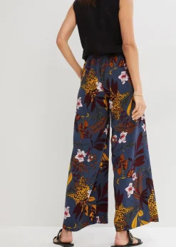 Marlenehose aus reiner Viskose Damen Bekleidung·Kleider|Hosen