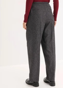 Outlet Marlenehose aus softem Viskose-Mix Damen Bekleidung·Kleider|Hosen
