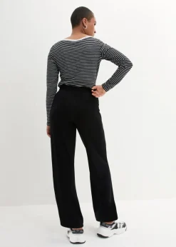 Damen bonprix Bekleidung·Kleider|Hosen|Marlenehose aus Viskose-Mix