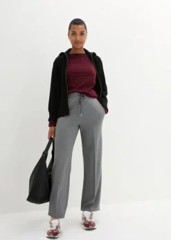Damen bonprix Nachhaltigere Materialien|Hosen|Marlenehose aus Viskose-Mix