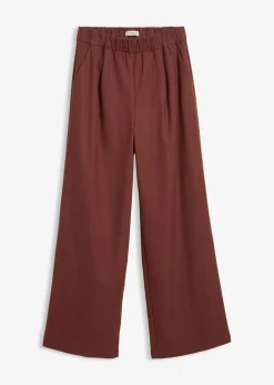 Damen bonprix Hosen|Nachhaltigere Materialien|Marlene-Hose in Wolloptik