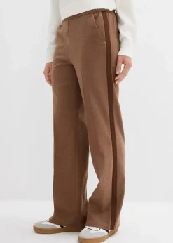 Damen bonprix Hosen|Bekleidung·Kleider|Marlenehose in Wolloptik