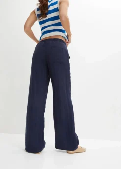 Damen bonprix Hosen|Bekleidung·Kleider|Marlenehose mit Bequembund