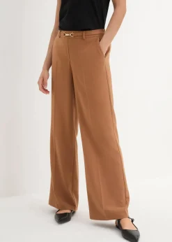 Online Marlenehose mit Ziergürtel Damen Bekleidung·Kleider|Hosen