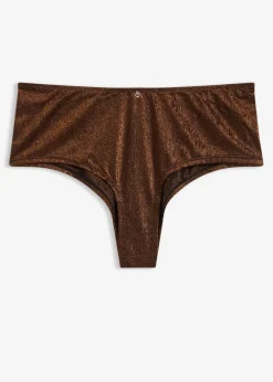 Sale Maxi Brazilslip aus glitzerndem Material Damen Wäsche·Dessous|Wäsche·Höschen
