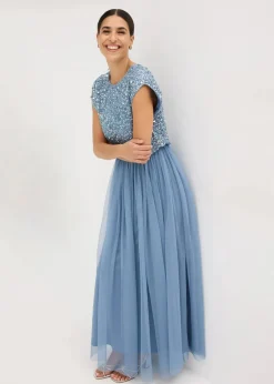 Sale Maxikleid Damen Bekleidung·Pullover & Strickjacken|Festliche Mode