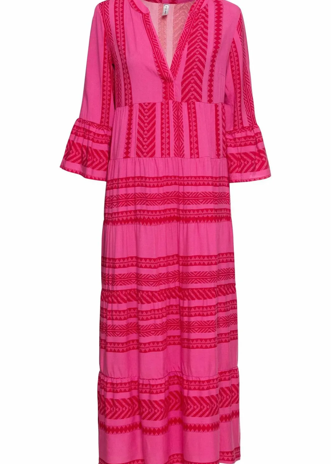 Damen bonprix Kurzgrößen|Kurzgrößen|Maxikleid